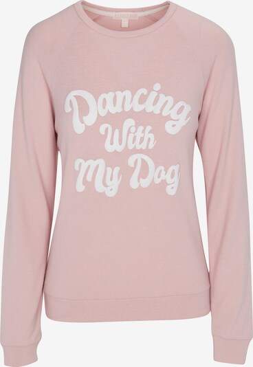 PJ Salvage Schlafshirt ' Let's Dance ' in pink / weiß, Produktansicht