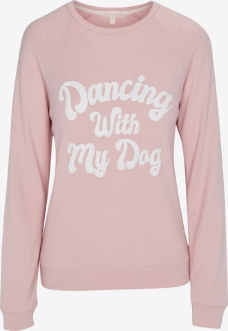 PJ Salvage Schlafshirt ' Let's Dance ' in Pink: predná strana