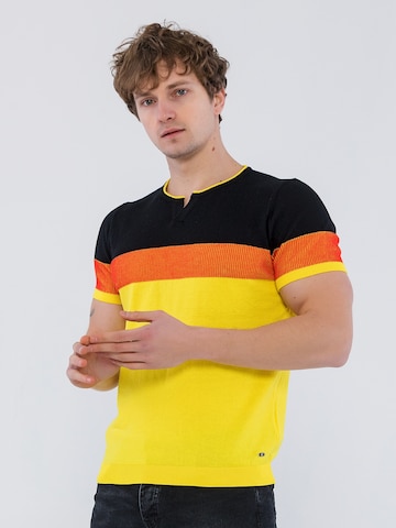 Felix Hardy - Camisa 'Jaydin' em amarelo