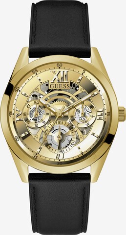 GUESS Analoog horloge 'TAILOR' in Goud: voorkant