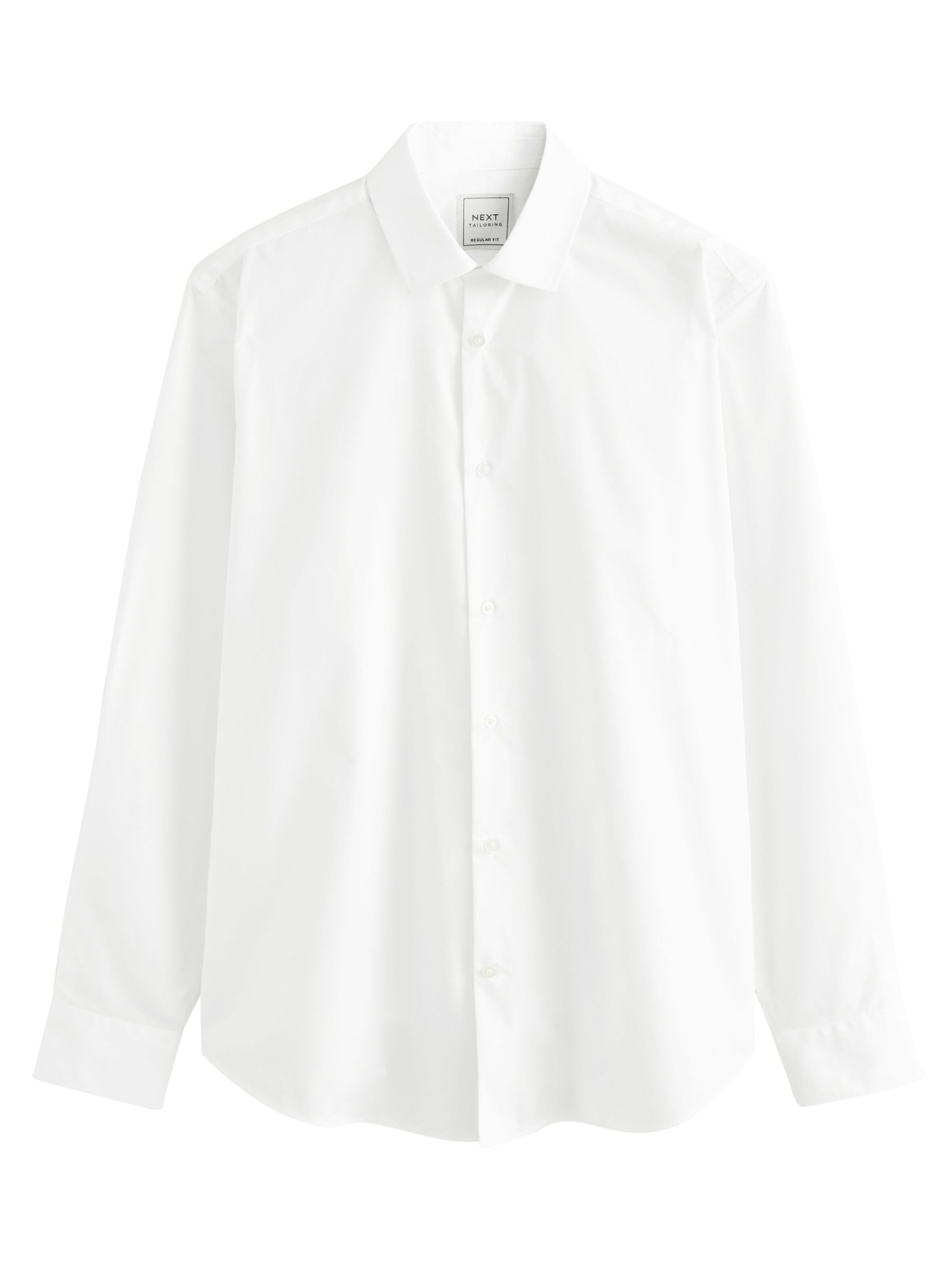 Next Средняя посадка Рубашка в Белый