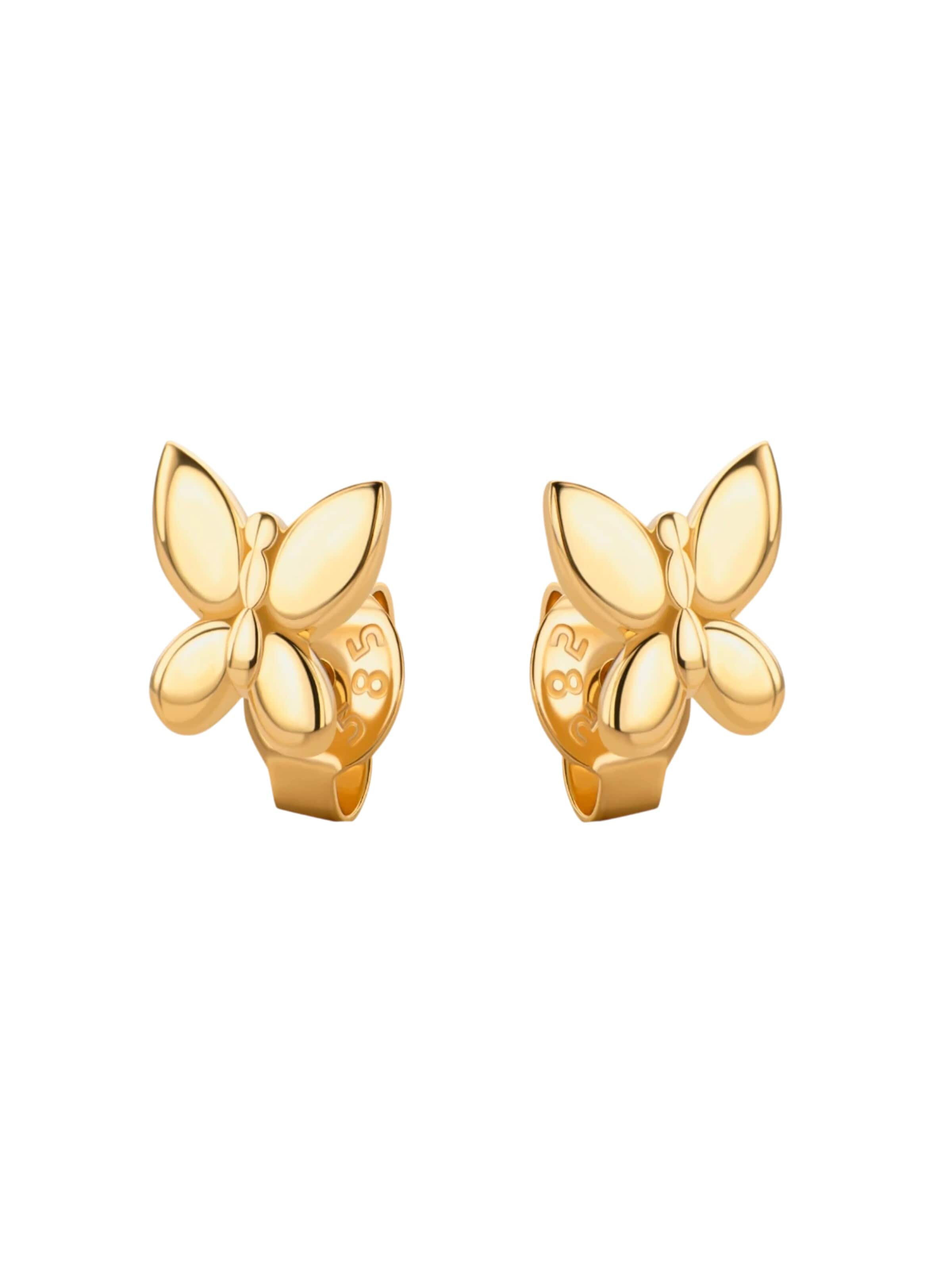 Cercei 'Ohrringe aus 585 Gelbgold' de la DIAMANT LETERNEL pe galben: față