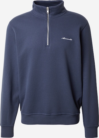 Abercrombie & Fitch Bluzka sportowa w kolorze niebieski: przód