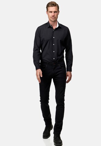 Rusty Neal Slim fit Overhemd in Zwart