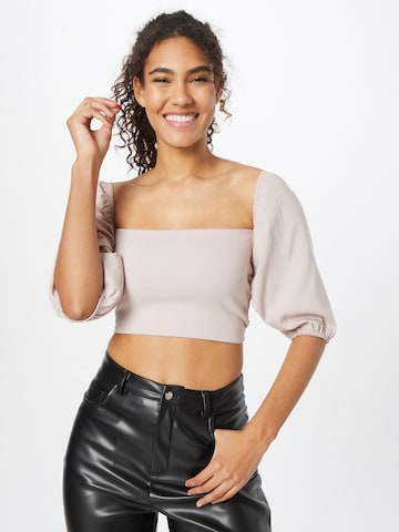 Femme Luxe - Blusa 'HATTIE' em rosa: frente