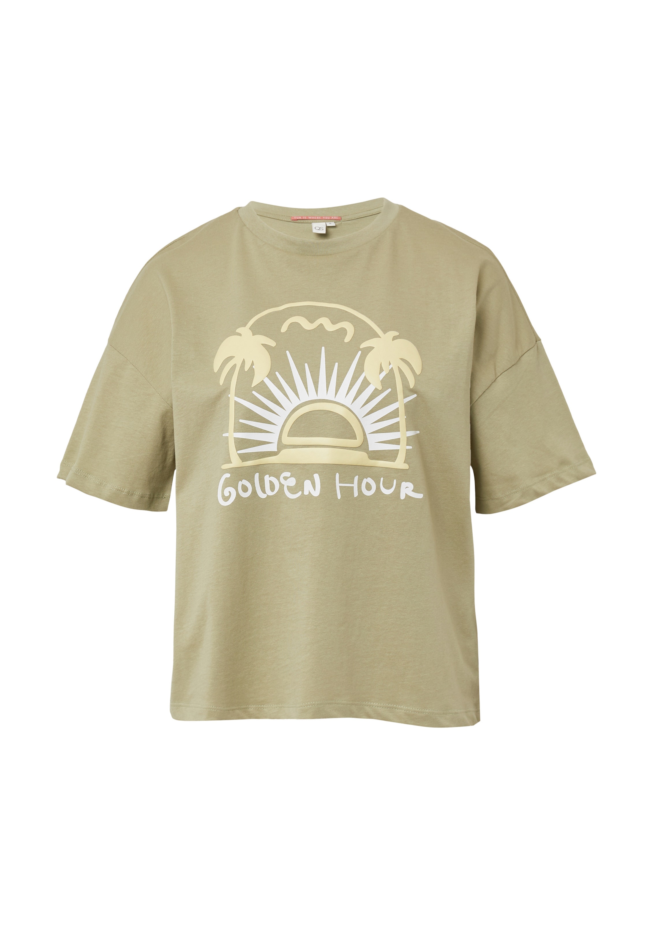 QS Shirt in Green: front