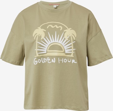 QS Shirt in Grün: Vorderseite