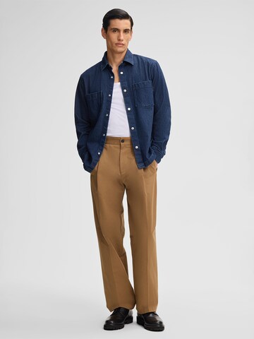 STRELLSON Comfort fit Overhemd 'Cal ' in Blauw