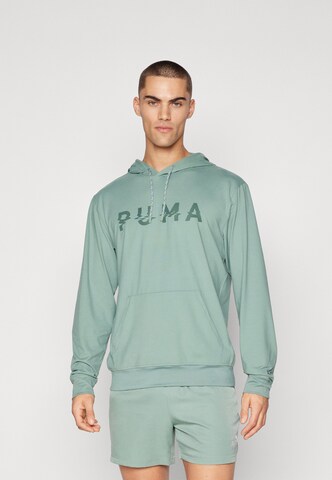 PUMA Športna majica 'Cloudspun' | zelena barva: sprednja stran