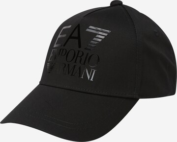 EA7 Emporio Armani Cap in Schwarz: predná strana