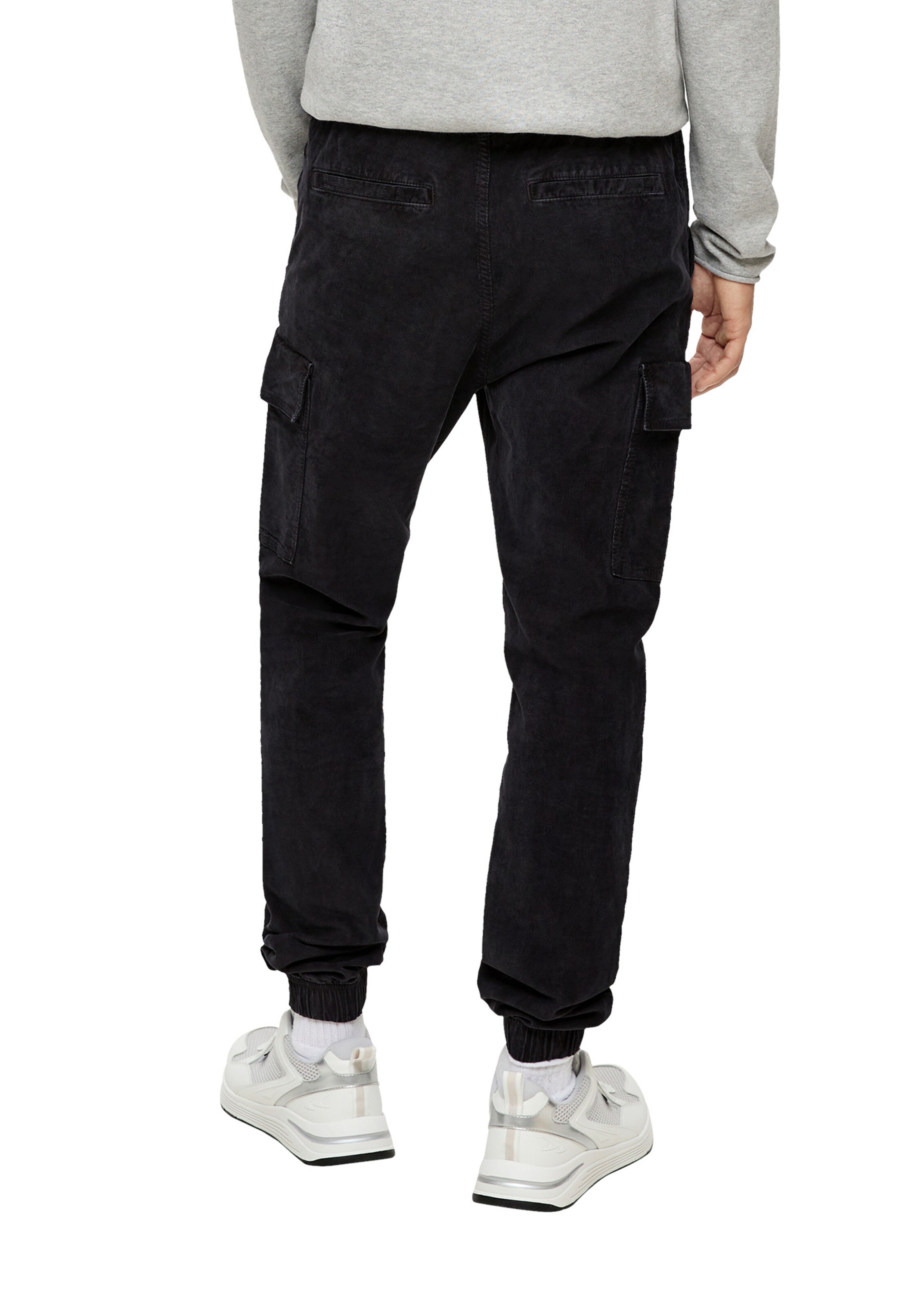 Regular Pantalon QS en gris