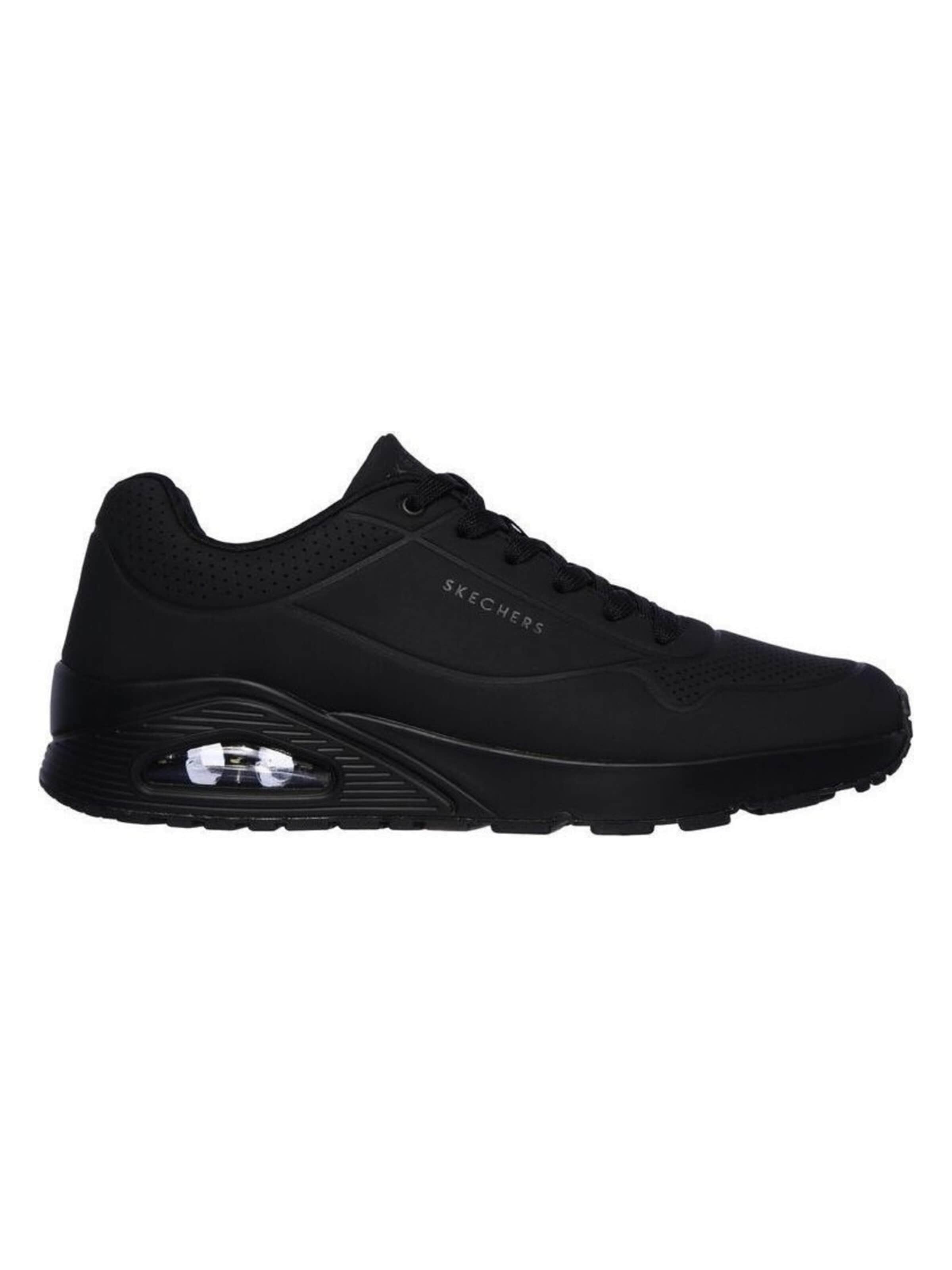 Scarpa sportiva 'Uno-Stand On Air' di SKECHERS in nero: frontale