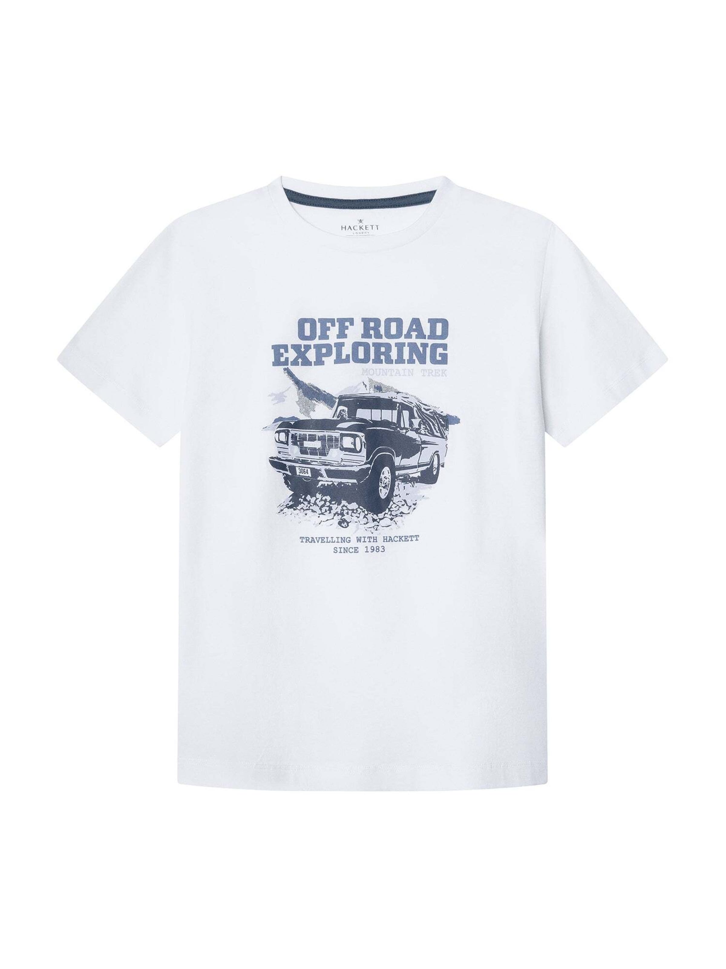 Hackett London Shirt in Wit: voorkant