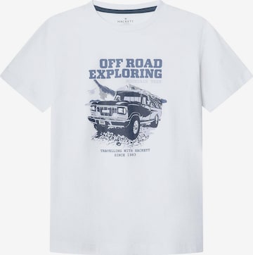 T-Shirt Hackett London en blanc : devant