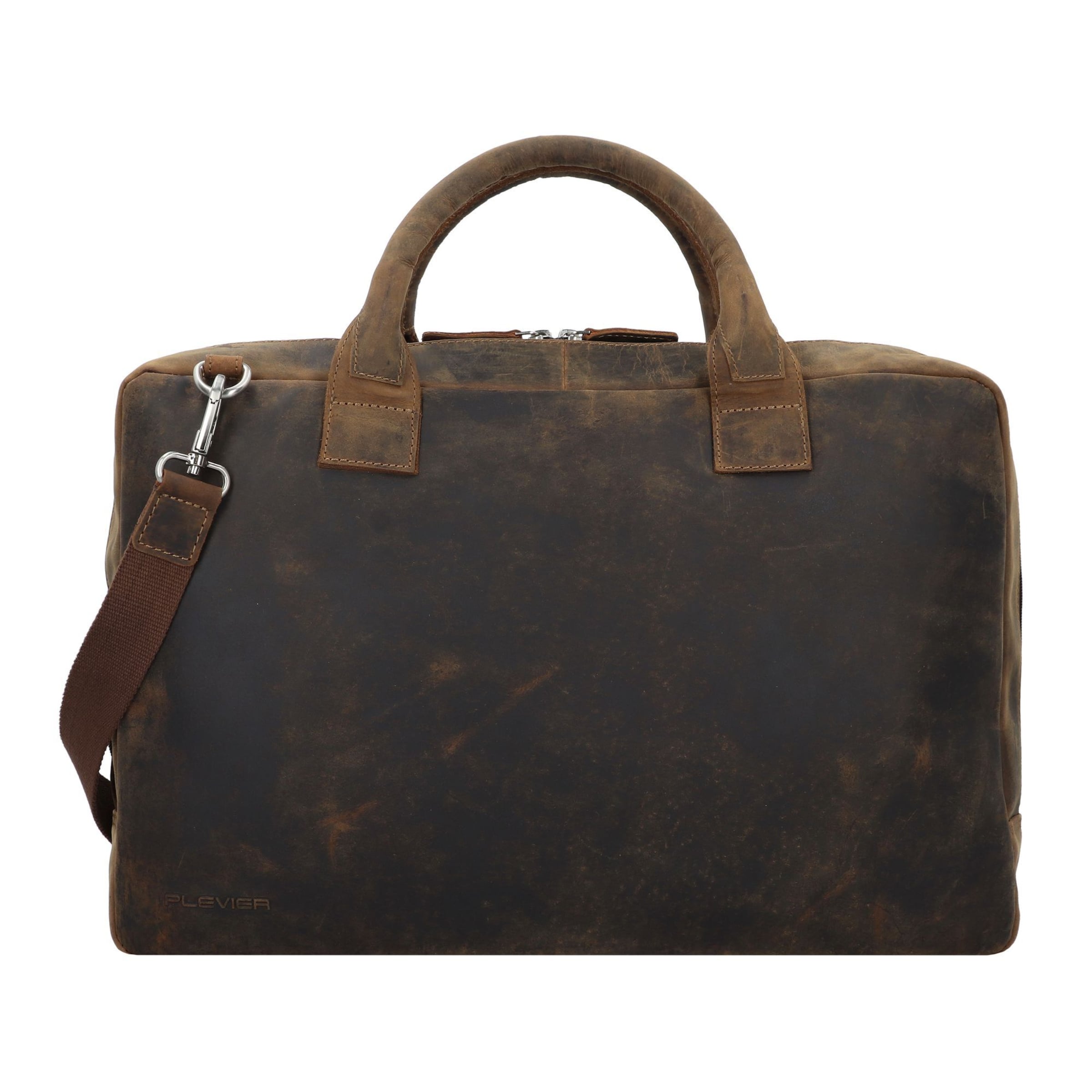 Borsa portadocumenti di Plevier in marrone: frontale