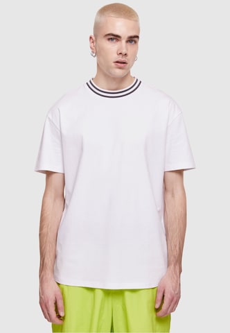 Urban Classics Shirt 'Kicker' in Wit: voorkant