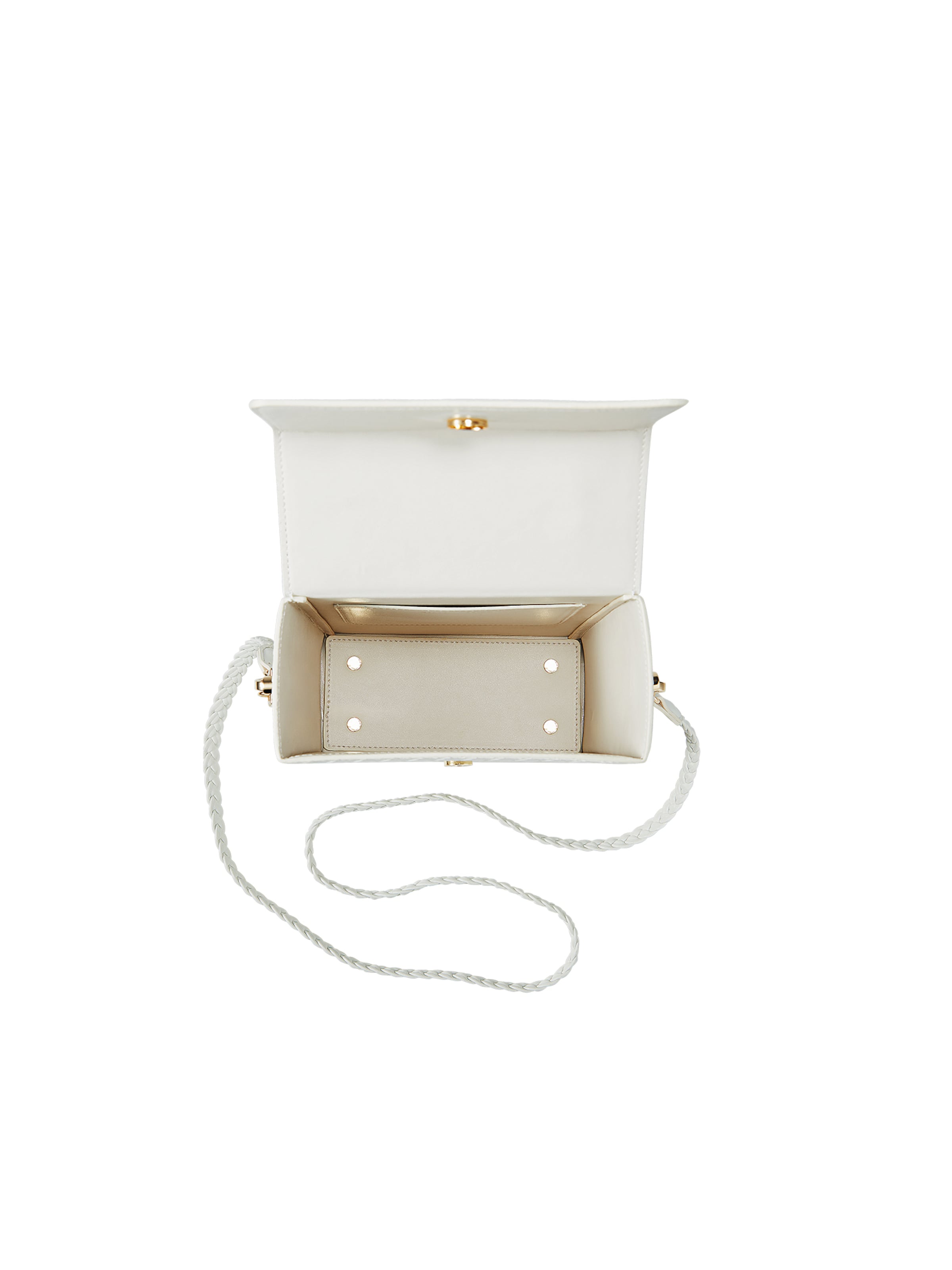 Borsa a mano 'Bamboo Bee' di Victoria Hyde in bianco