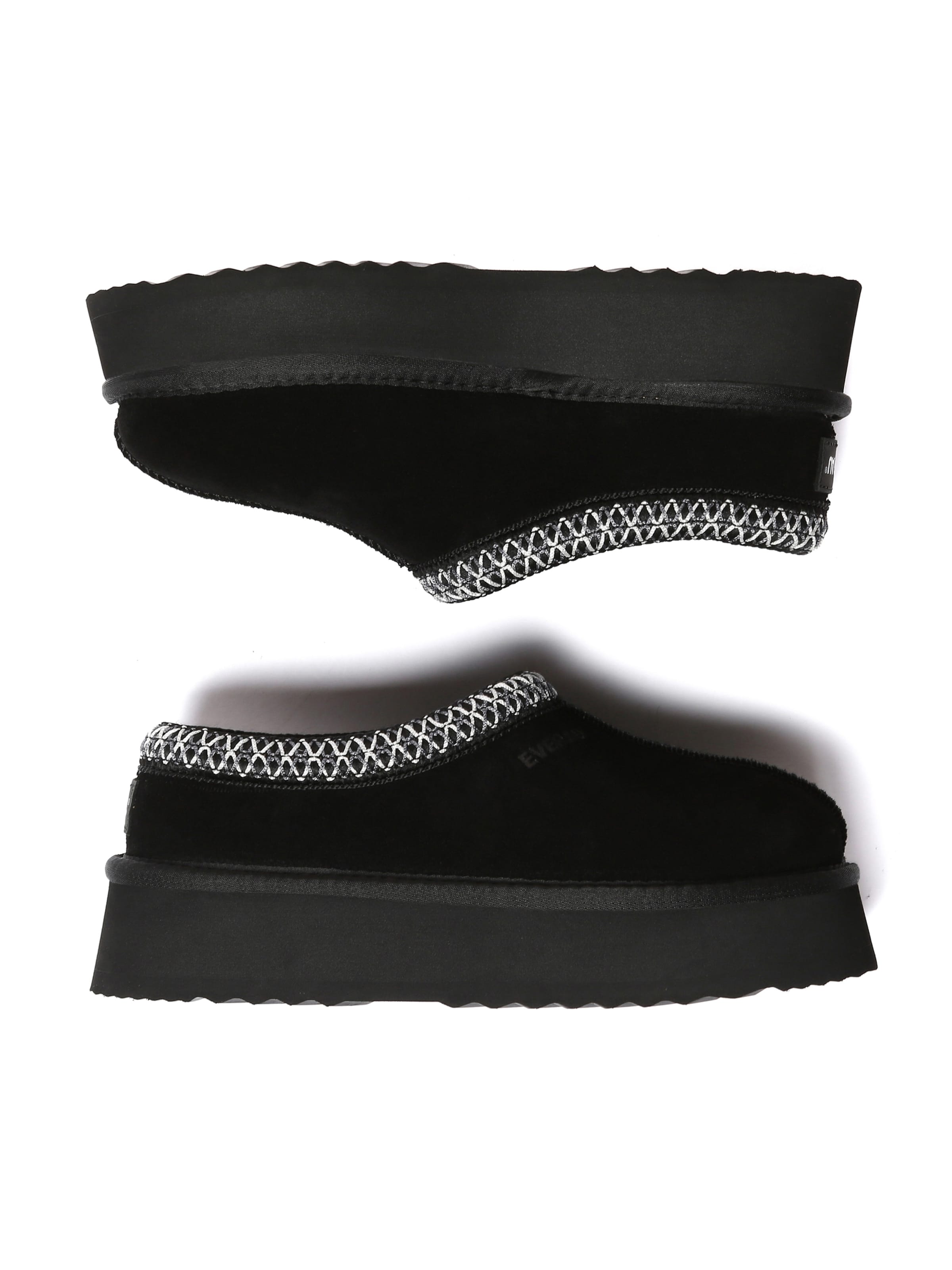 Everau Huisschoenen 'Wonga' in Zwart