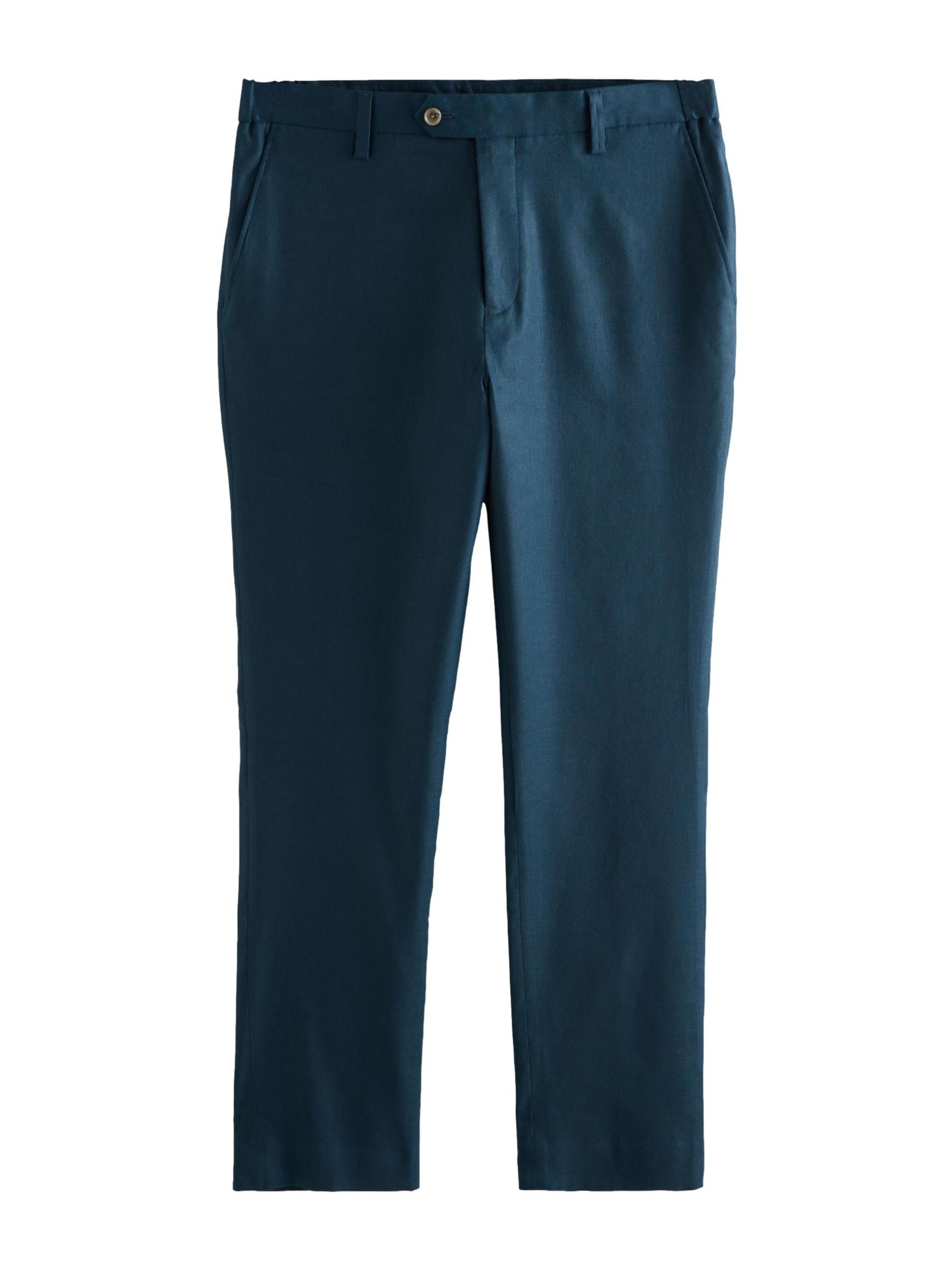 Next Slimfit Hose in Blau: Vorderseite