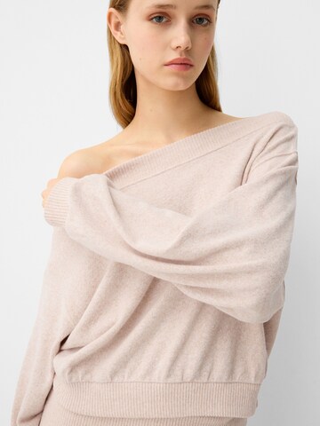 Pull-over Bershka en rose