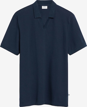 s.Oliver Poloshirt in Blau: Vorderseite