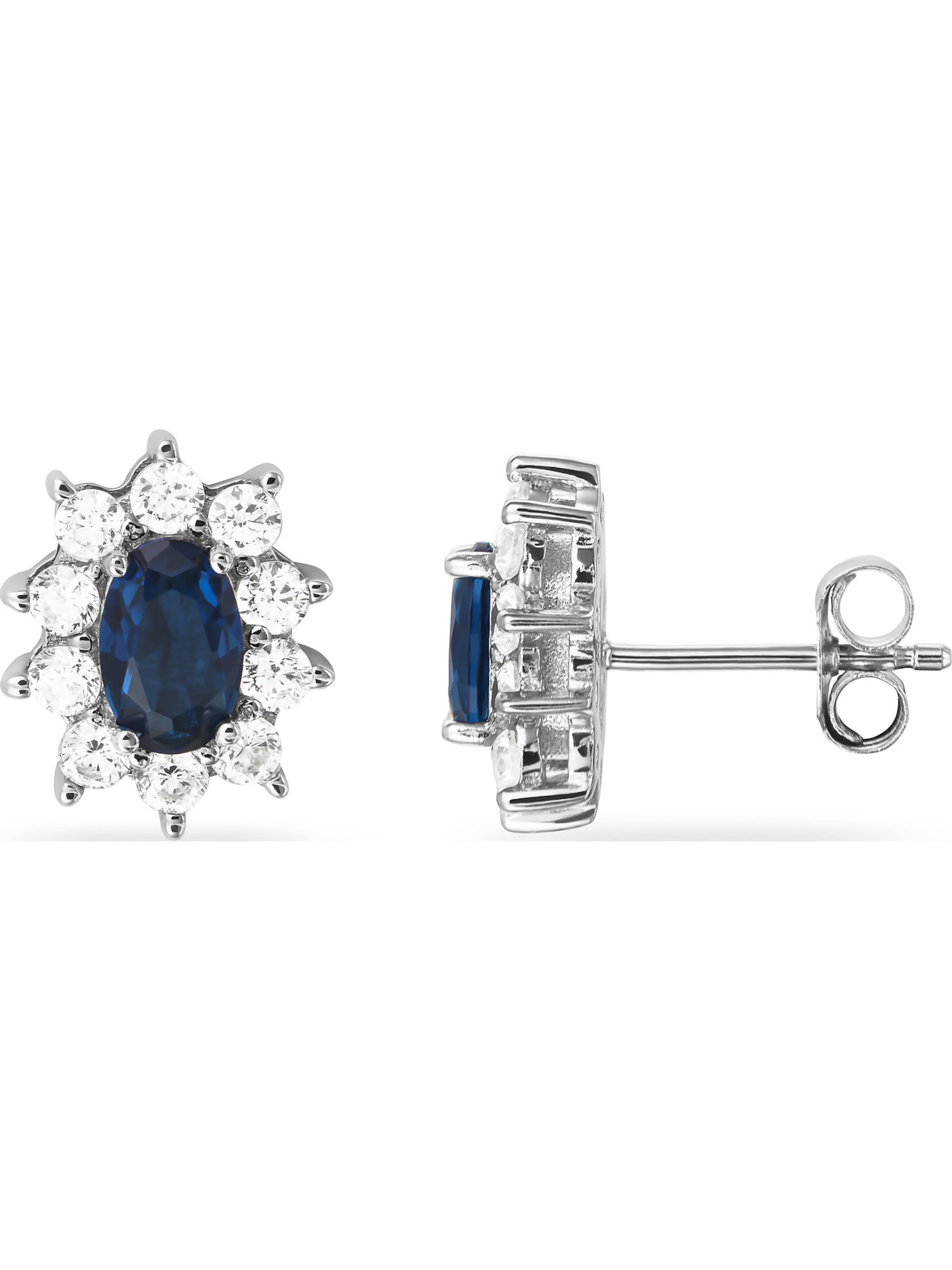 FAVS Earrings in Silver: front