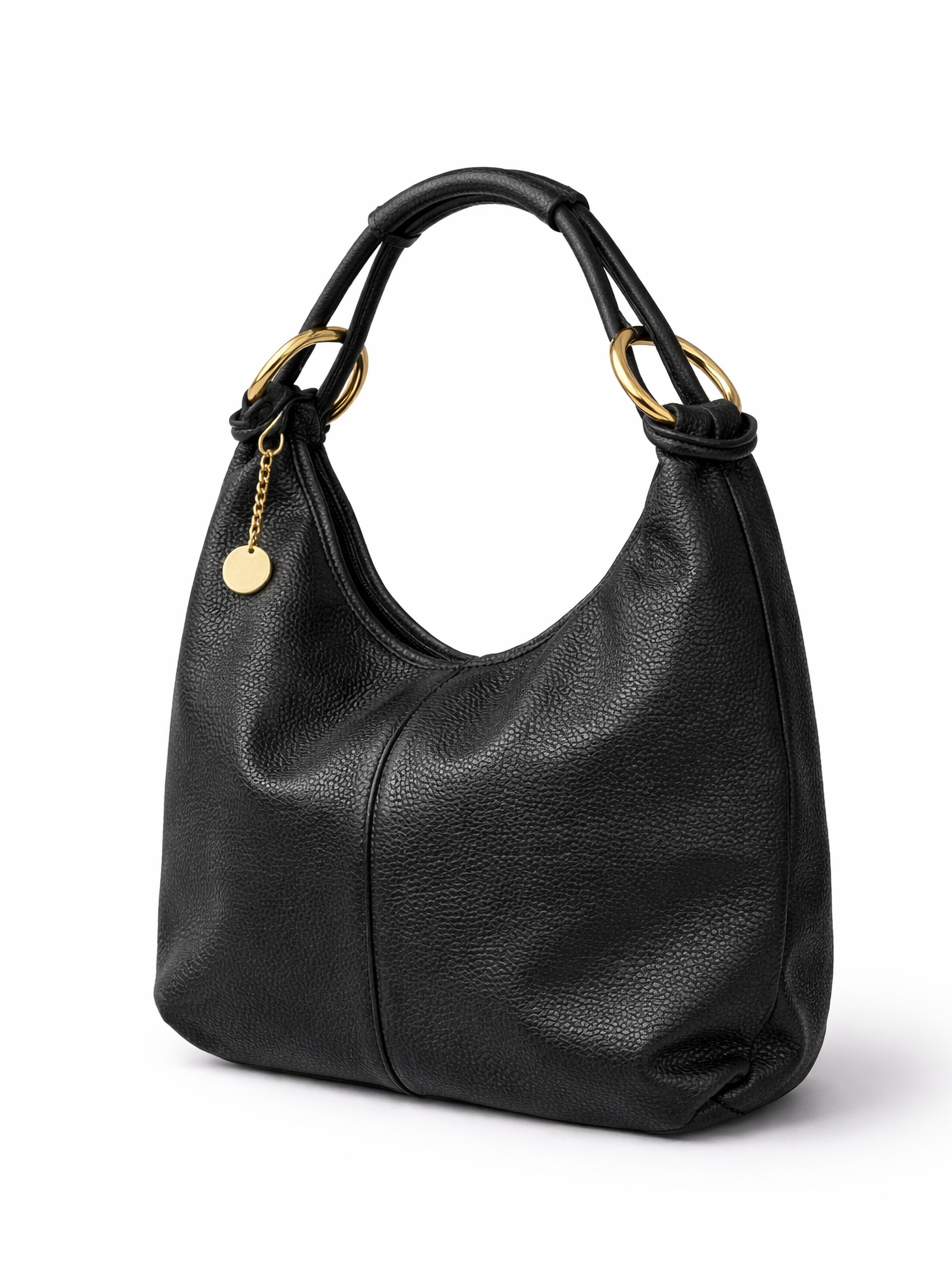 COLLEZIONE ALESSANDRO Schultertasche 'Bella'‌‌‌‌‌‌‌ in Schwarz: Vorderseite
