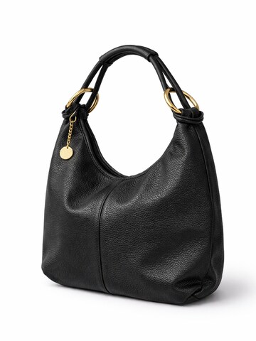 COLLEZIONE ALESSANDRO Schultertasche 'Bella'‌‌‌‌‌‌‌‌‌‌ in Schwarz: Vorderseite