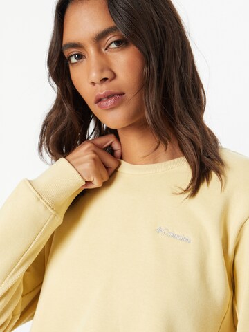 COLUMBIA Sports sweatshirt 'Lodge™' in Yellow