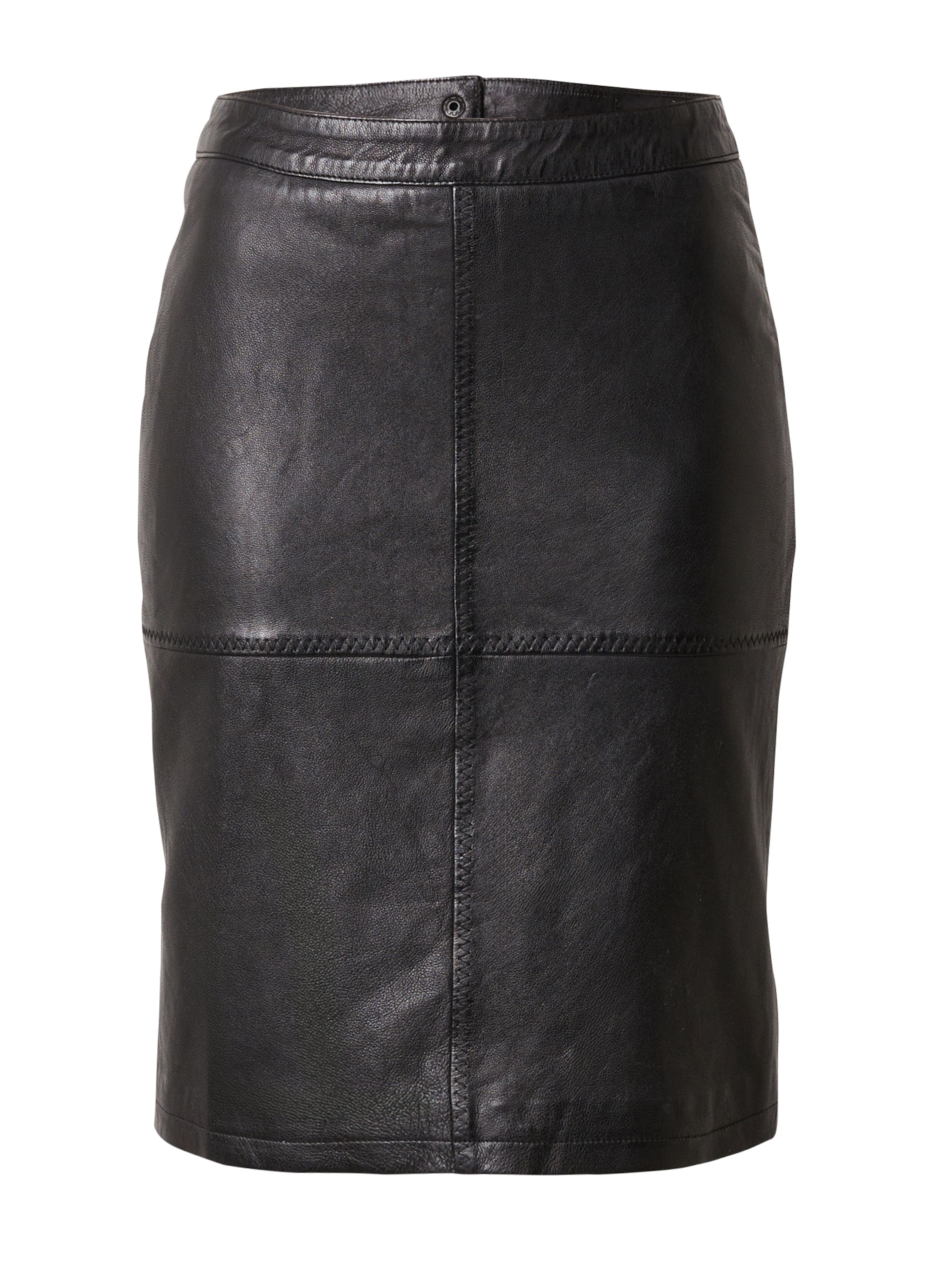 Mauritius Rok &#x27;Swante&#x27; in Zwart: voorkant