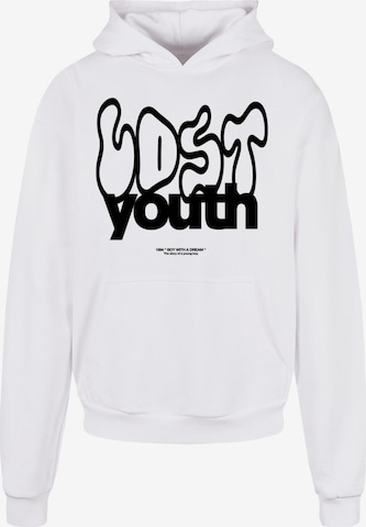 Lost Youth Sweatshirt i vit: framsida
