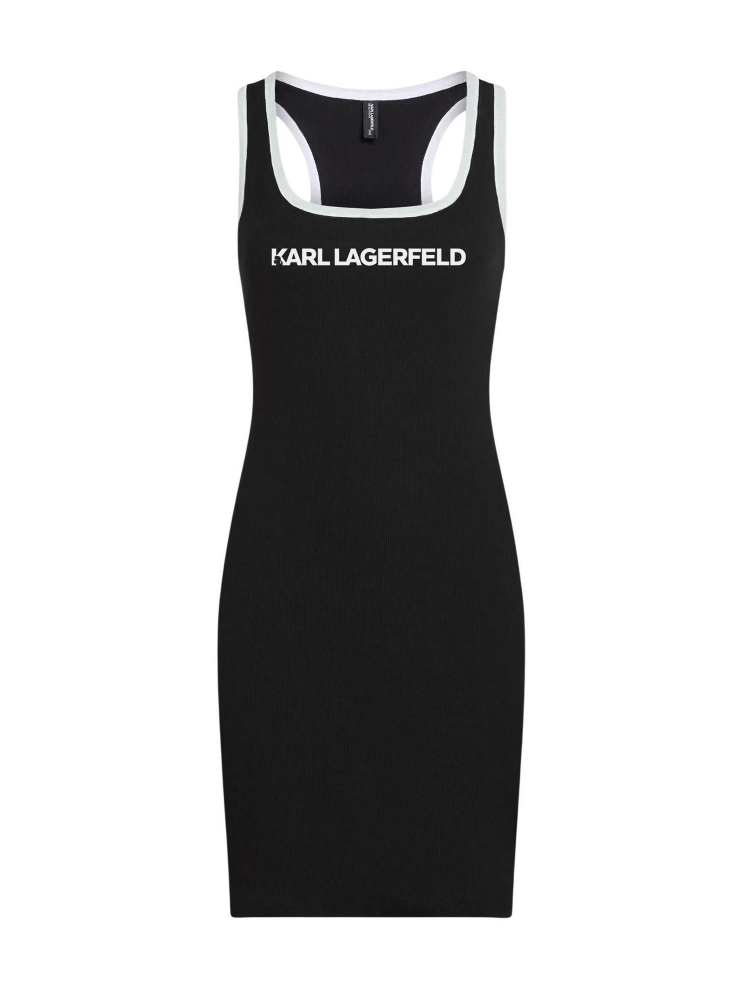 Abito 'Essential Logo Beach B2W46087' di KARL LAGERFELD JEANS in nero