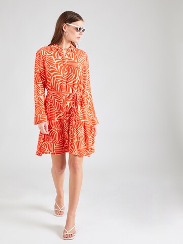 Robe-chemise 'CHIARA' ONLY en orange : devant