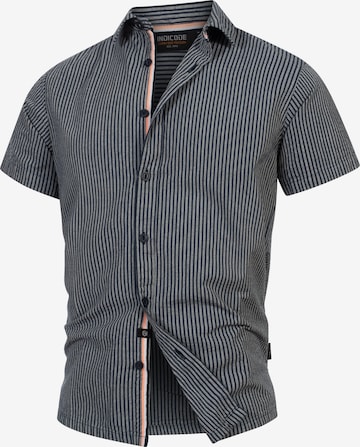 Chemise 'Maribo' INDICODE JEANS en bleu : devant