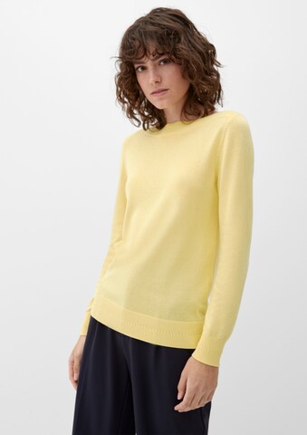 s.Oliver Sweater in Yellow: front