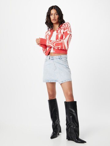 Nasty Gal Gebreid vest in Rood