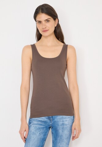 CECIL Top in Brown: front