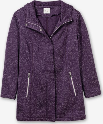 Veste en polaire SHEEGO en violet : devant