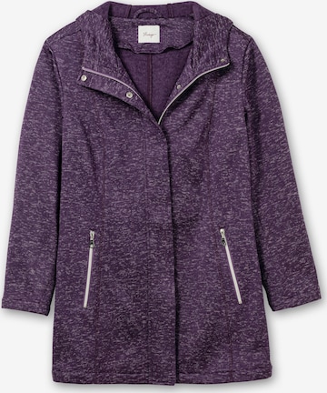 Veste en polaire SHEEGO en violet : devant