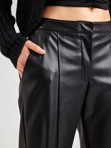 MYLAVIE by Sarah Harrison Loosefit Παντελόνι πλισέ σε μαύρο