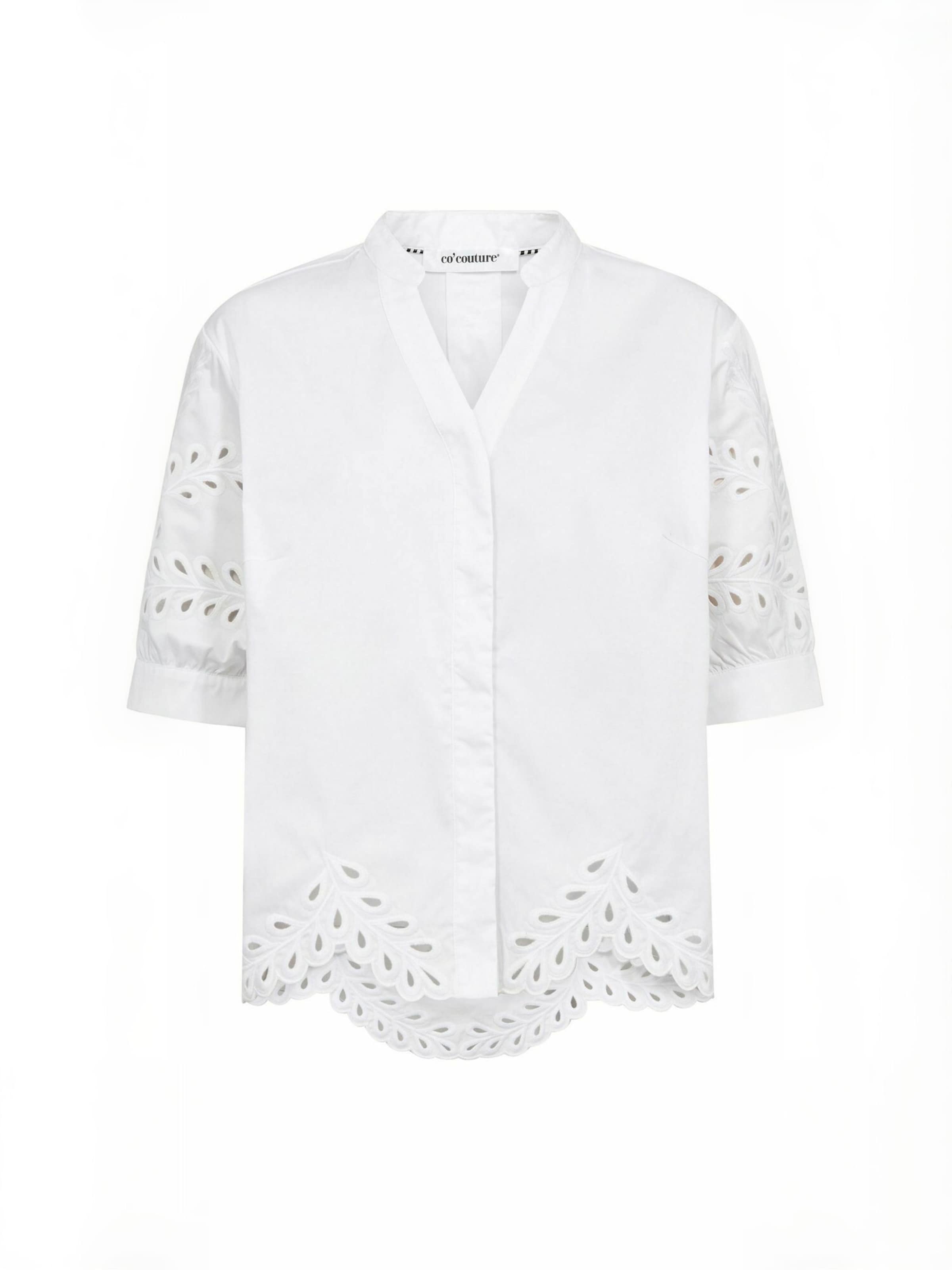 co'couture Top ' PoppyCC ' in White: front