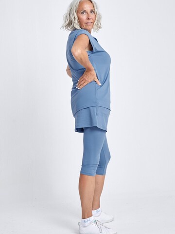 SPORTKIND Funktionsshirt 'Polo Shirt Loose-Fit'‌‌‌‌‌‌‌‌ in Grau