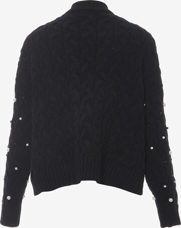 faina Knit Cardigan in Black