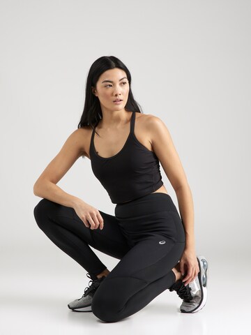 ASICS Skinny Sportbroek in Zwart