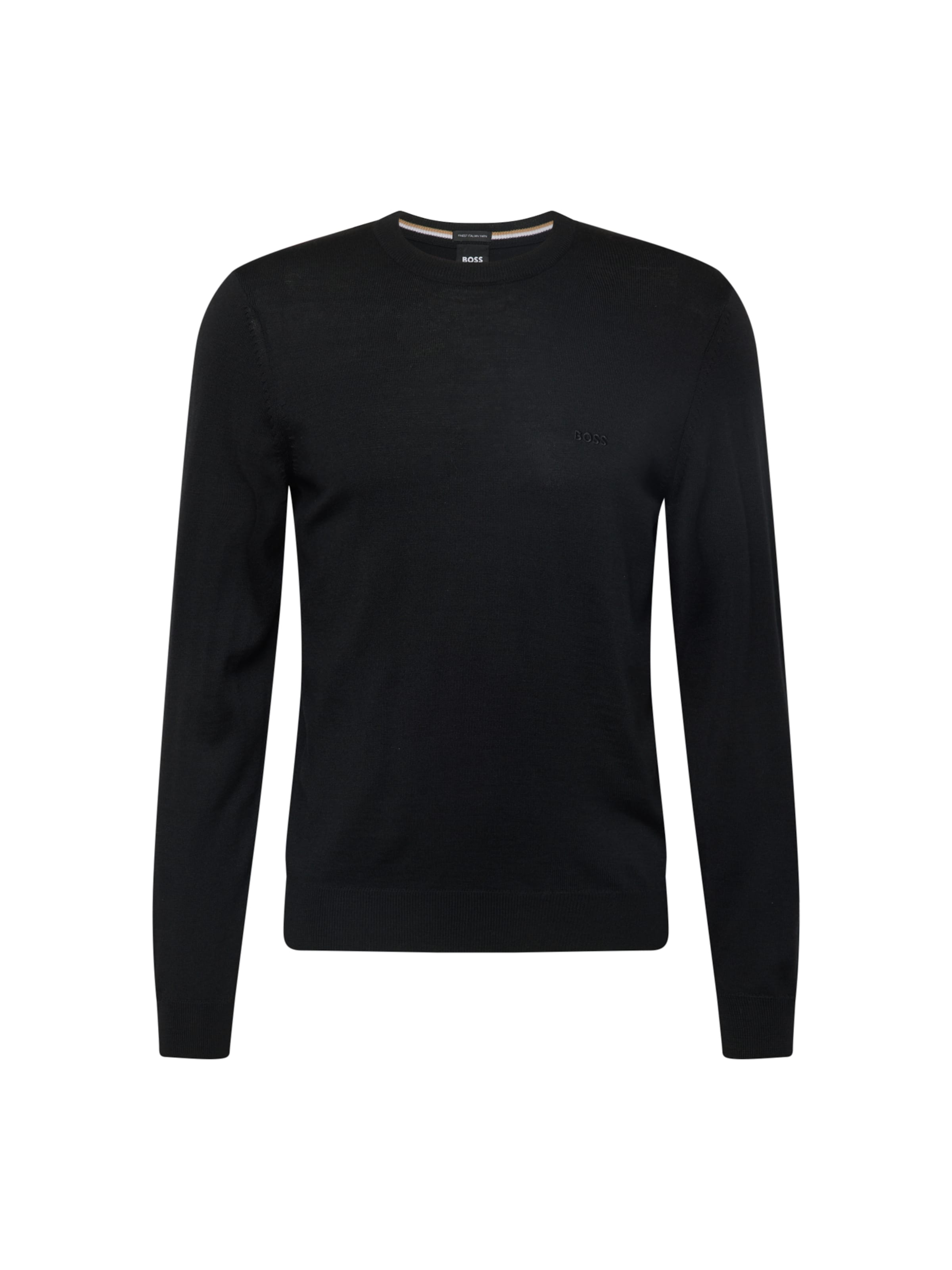 BOSS Sweater 'Botto-L' in Black: front
