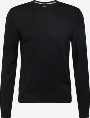 BOSS Black Sweater 'Botto-L' in Black: front