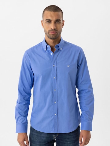 Williot Regular fit Button Up Shirt in Blue: front
