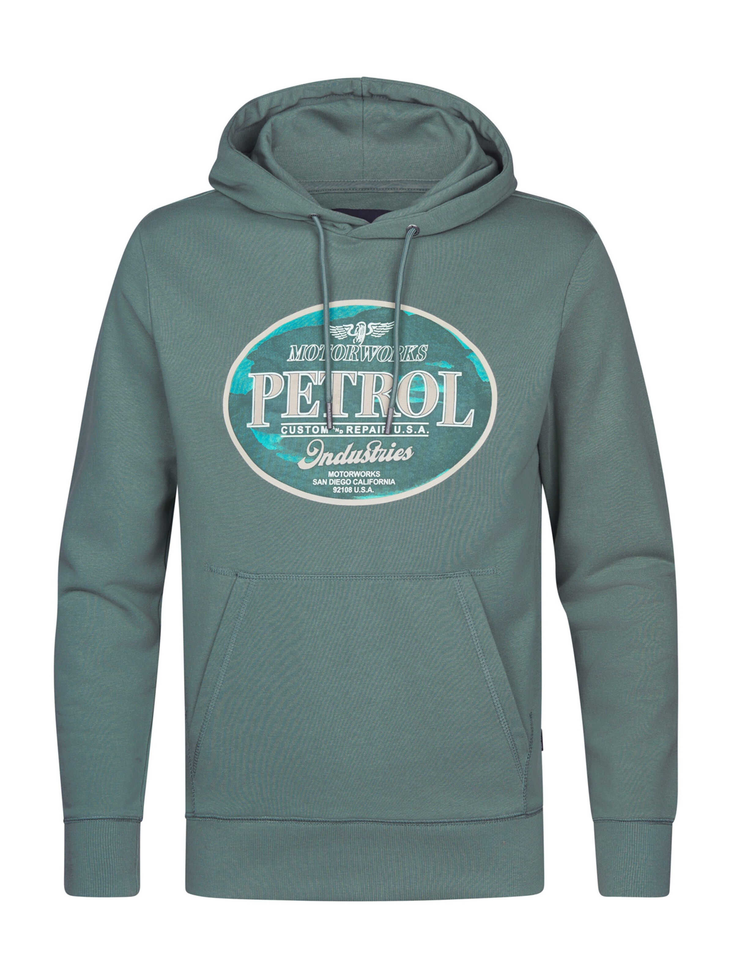 Petrol Industries Sweatshirt i grön: framsida