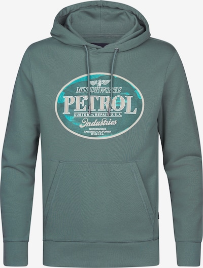 Petrol Industries Sweater majica u bež / tirkiz / zelena / svijetlozelena, Pregled proizvoda