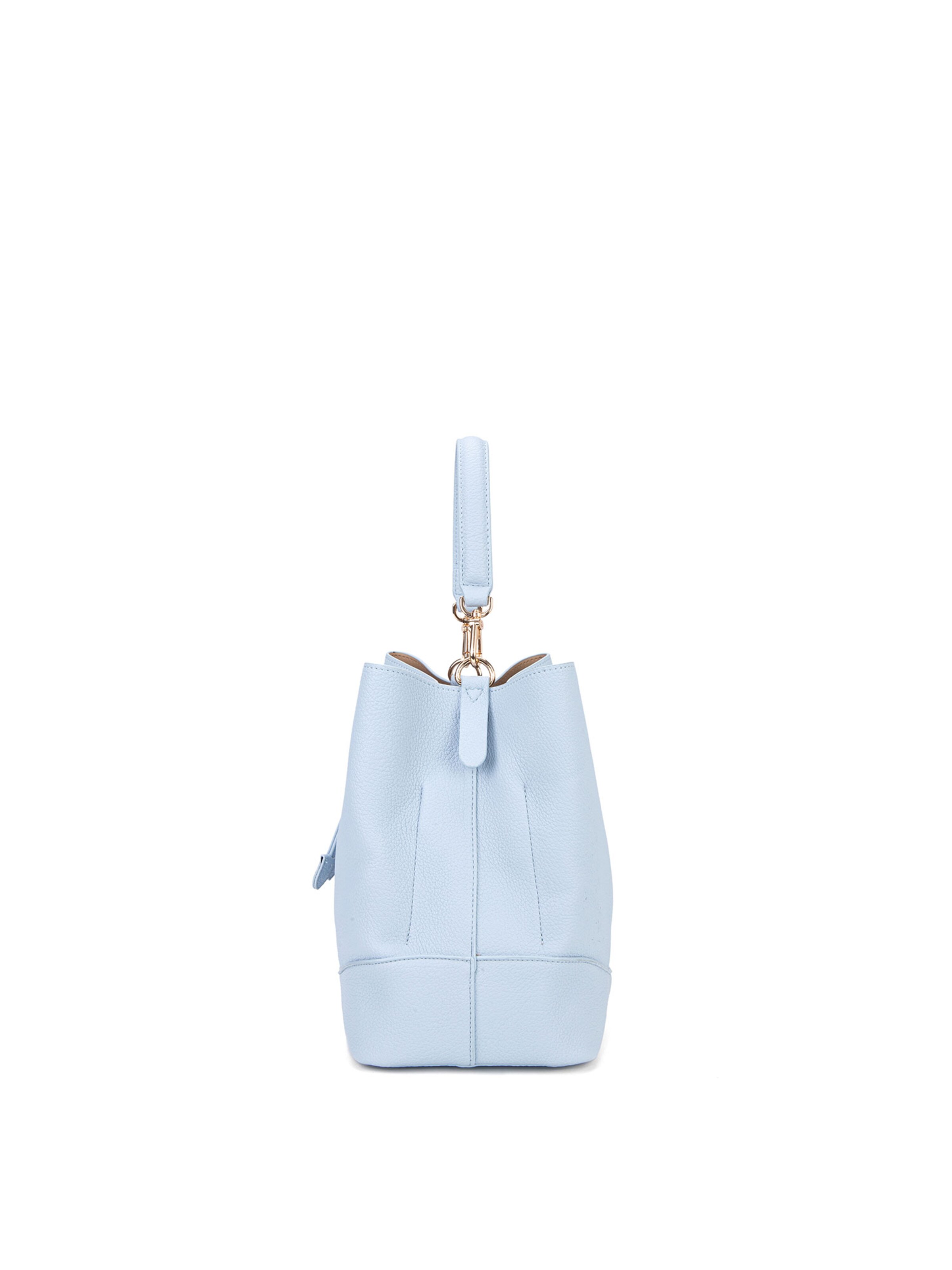 Borsa a mano 'Borsa a Mano Donna Vegan Leather con Coulisse e Tracolla Rimovibile' di Diana&Co. in blu